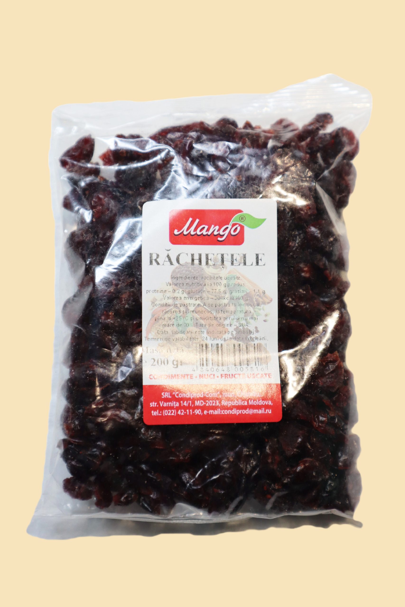 Răchițele uscate / клюква 200 g