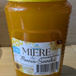Miere Naturală Floarea-Soarelui 1 kg Plastic
